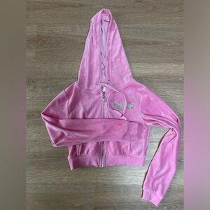 NWOT Dolls Kill  x BRATZ  keep it glossy velour jacket 👧 S